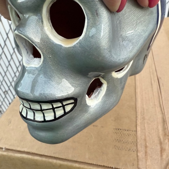 Dallas Cowboys Helmet Gray Skull Art Decor Puerto Vallarta Mexico - Picture 11 of 14